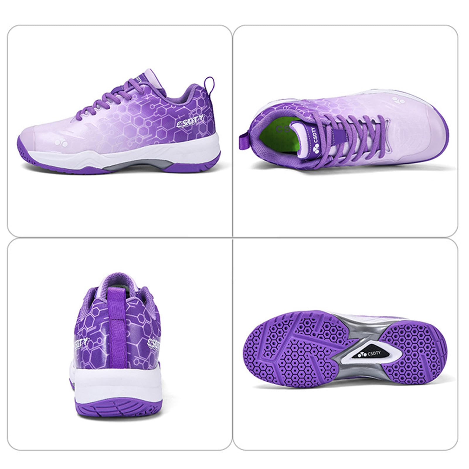 NGARY Chaussures de Pickleball pour Femmes, Baskets de Badminton décontractées, antidérapantes, Fitness, Volley-Ball, entraînement sur Terrain