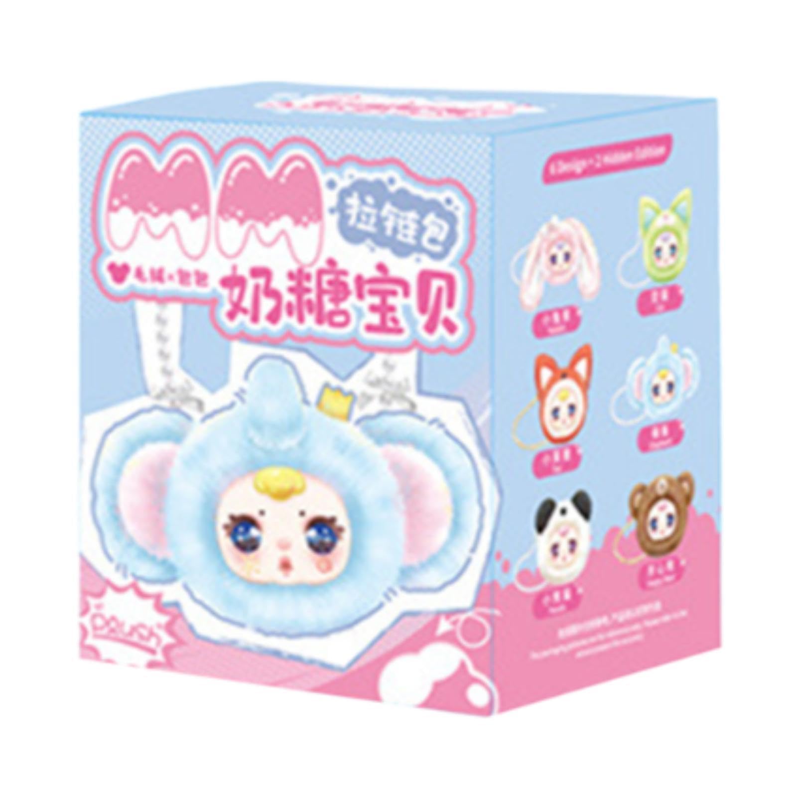 ZOOMELLA Cartoon Plush Bag Decorative Soft Random Plush Figures for Teens Adults Kids