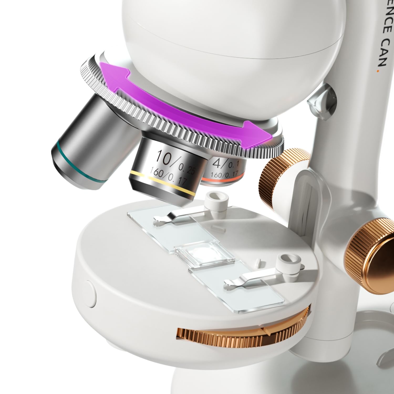 ScienceCan 1601162023de0001 zestaw laboratoryjny z mikroskopem i bogatym wyposażeniem laboratoryjnym, 1601162023de0001