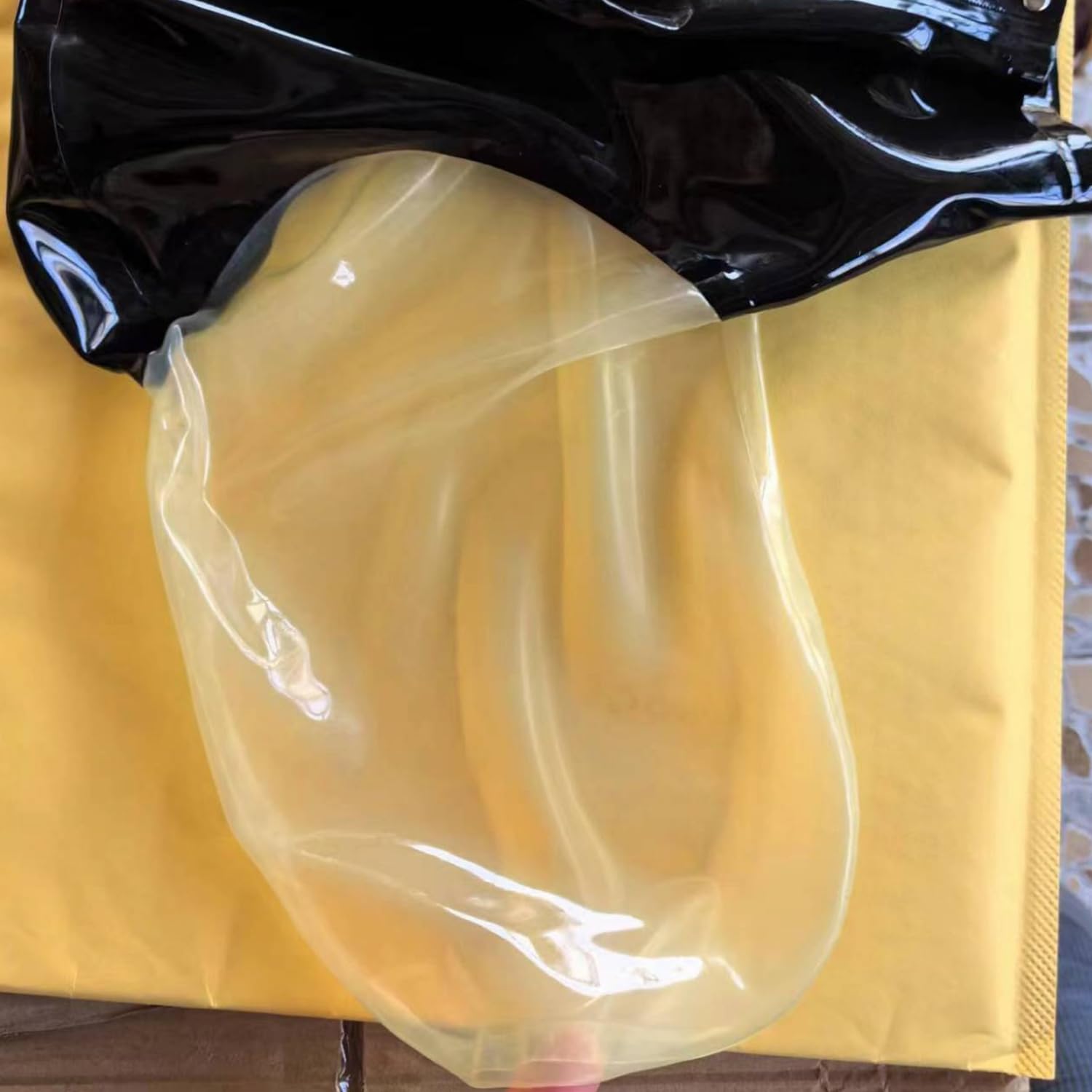 Bondage Latex Maske BDSM Maske Fetisch Kopfhaube mit Atembeutel Latex Cosplay Reißverschluss Hinten Halloween Paar