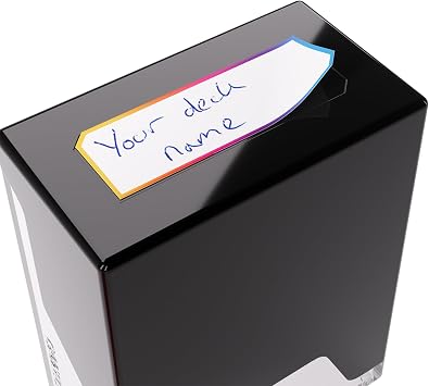 Gamegenic Bastion 50+ XL Deck Box - Compact, Secure, and Perfectly Organized for Your Trading Cards! Safely Protects 50+ Double-Sleeved Cards, White Color, Made