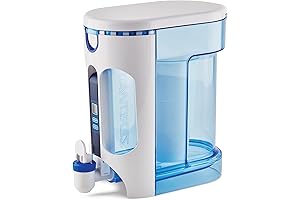 ZERO WATER 12-Cup Ready-Read 5-Stage Filter Pitcher - Purifies Tap Water and...