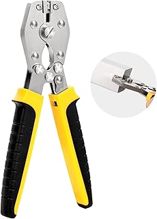 Vinyl Fence Rail Notcher, Heavy-Duty 3/8" Slot Punch Tool for PVC and Plastic Fencing, Adjustable Depth, Durable, Ergonomic Design for Labor-Saving