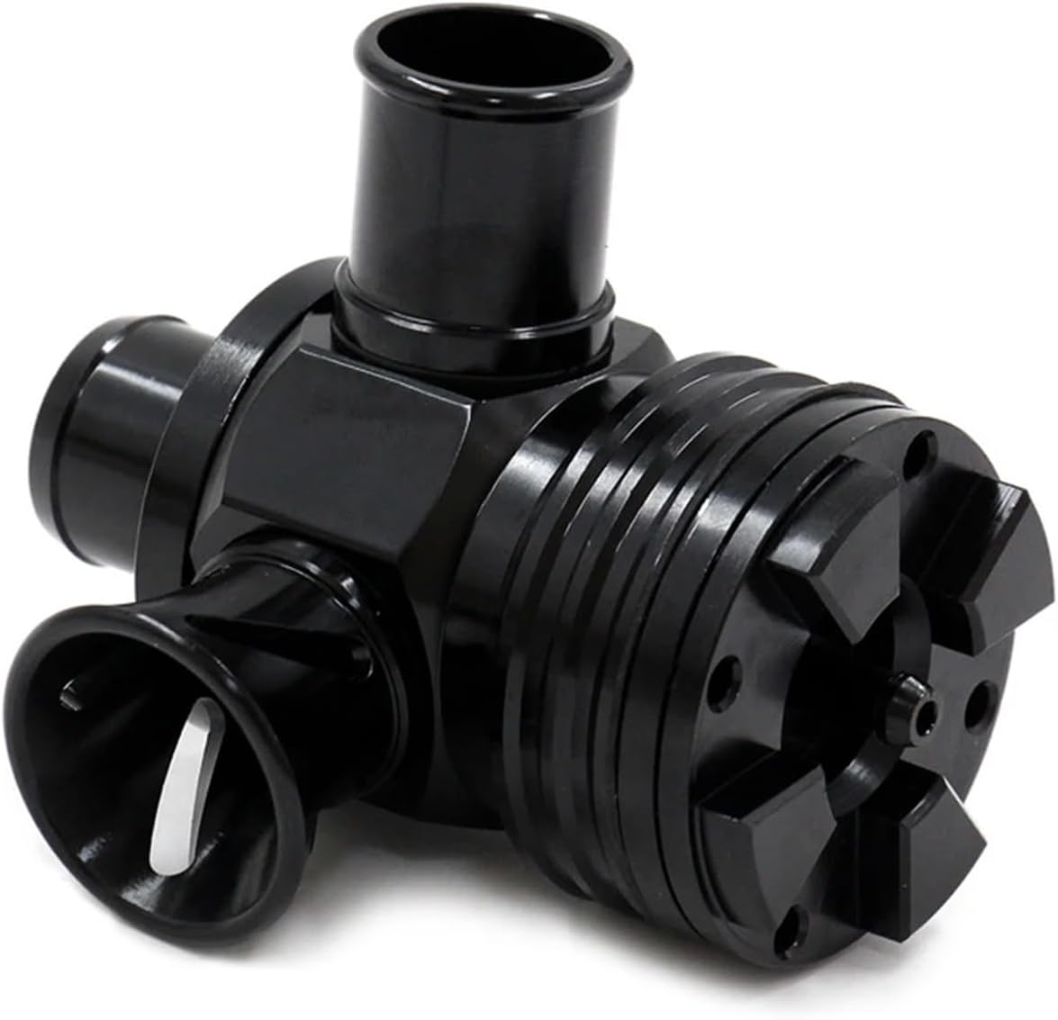 Turbocharger PressureTurboValve Pro Car Turbocharge Engine Turbines BloW-Off Valve Aluminum Alloy Exhaust Pressure Relief Valve Rust-resistant Modification and upgrade(Silver)