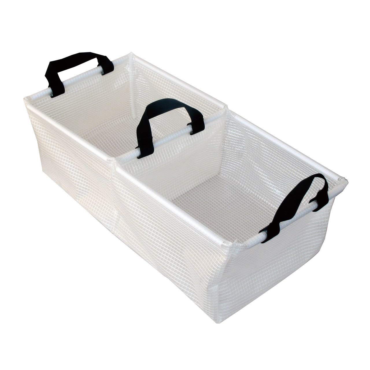 AceCamp 1710 Transparent Double Folding Basin, White