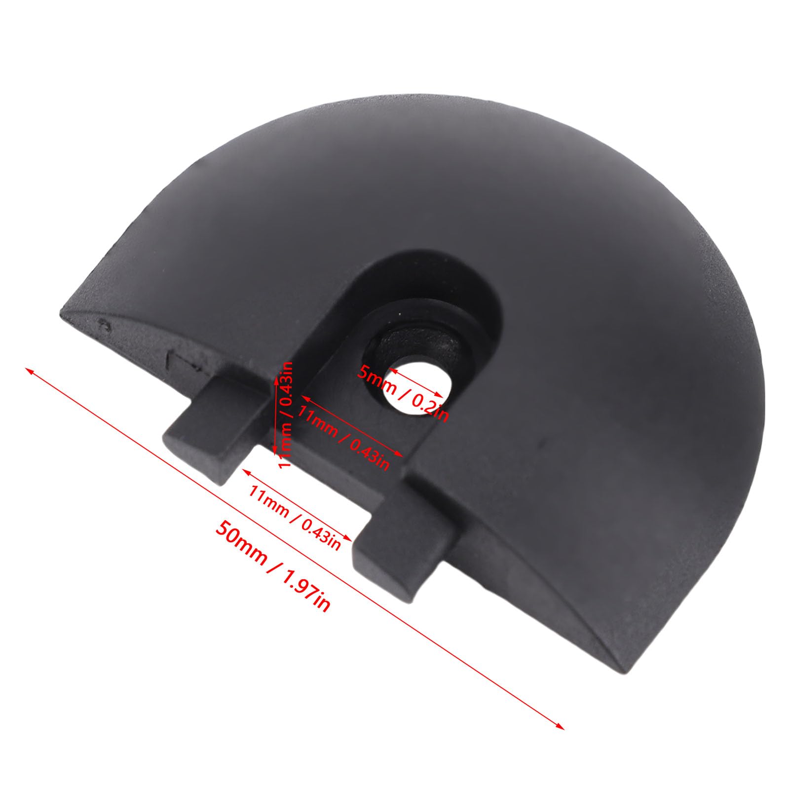 Cocoarm 10 Embouts Coudés en L pour Prévention des Débris, Matériau Durable, Installation Facile, Transition en Douceur. Embouts d'extrémité Coudés pour Rail en L, de Rail en, Arrimage de en