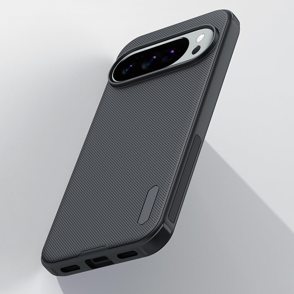 Magnetisch Hülle für Google Pixel 10 Pro/10 Pro XL/10, Ultradünne Gefrostet rutschfest Schutzhülle Drahtlose Aufladung Handyhülle,Schwarz,10 Pro XL