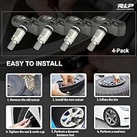 Vista 4 de Sensor TPMS de repuesto para sistema de monitoreo de presión de neumáticos 315MHz compatible con Toyota 4Runner Camry Corolla Highlander FJ Cruiser