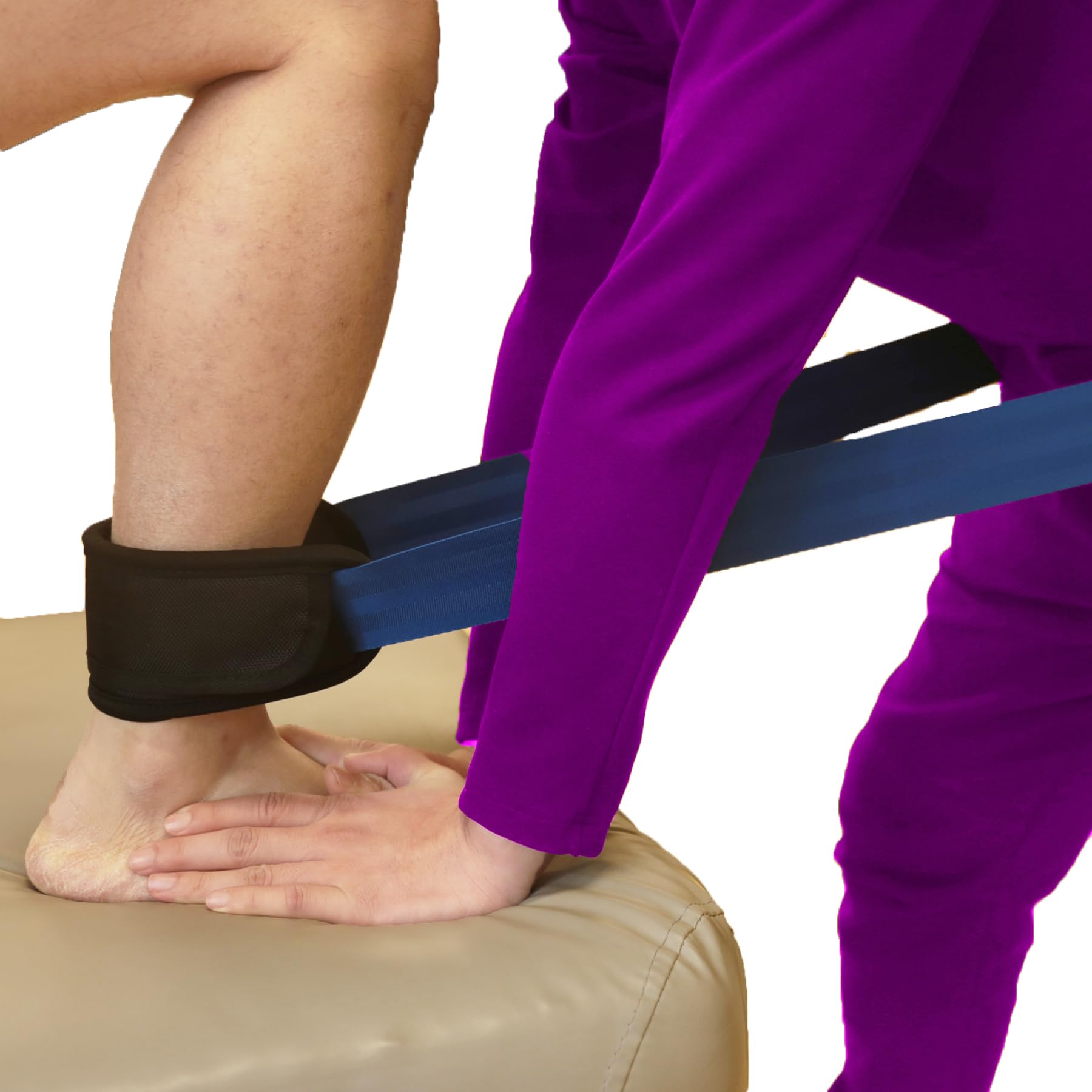 Ceinture de mobilisation des extrémités – Sangle polyvalente pour physiothérapie, rééducation, étirement, libération articulaire et soulagement de la douleur | Technique Mulligan, aides à la traction