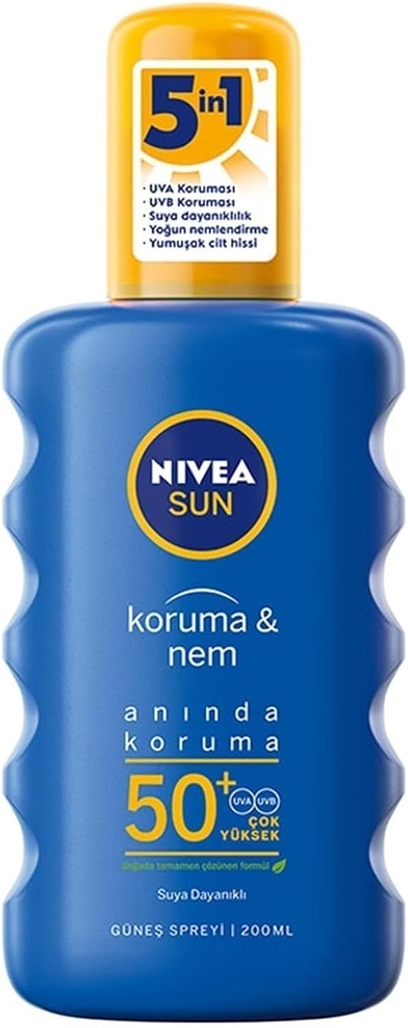 Nıvea Sun Koruma & Nem Güneş Spreyi 50+Gkf 200 Ml