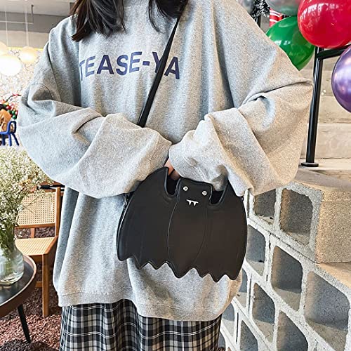 Qzunique Halloween Purses Gothic Novelty Shoulder Bag Pumpkin Coffin Skull Bat Crossbody Bag Holiday Party Gift Candy Bag thumb #2