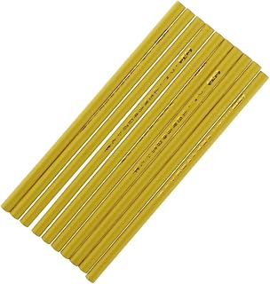 10 lápices de marca de costura de tela, para confección, herramientas de manualidades, color amarillo