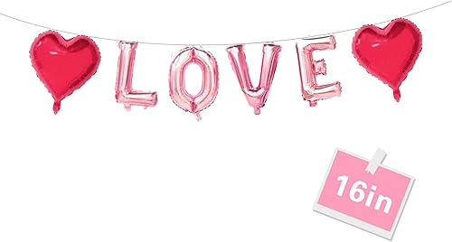 Globos de amor, decoración de globos del día de San Valentín, día de San Valentín, boda, decoración de globos de compromiso, decoración de fiesta