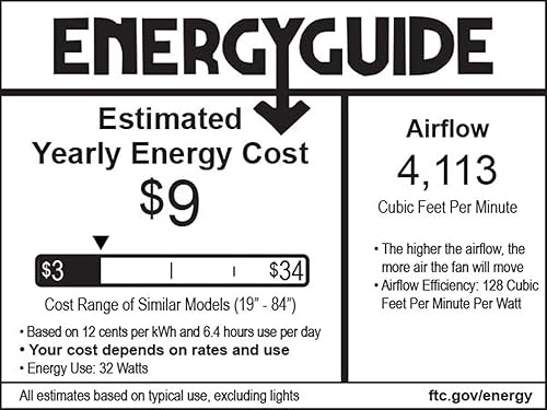 Miniatura 8 de MINKA-AIRE F753-KA, Java Kocoa Ventilador de techo para exteriores de 54 pulgadas con control remoto y pared adicional