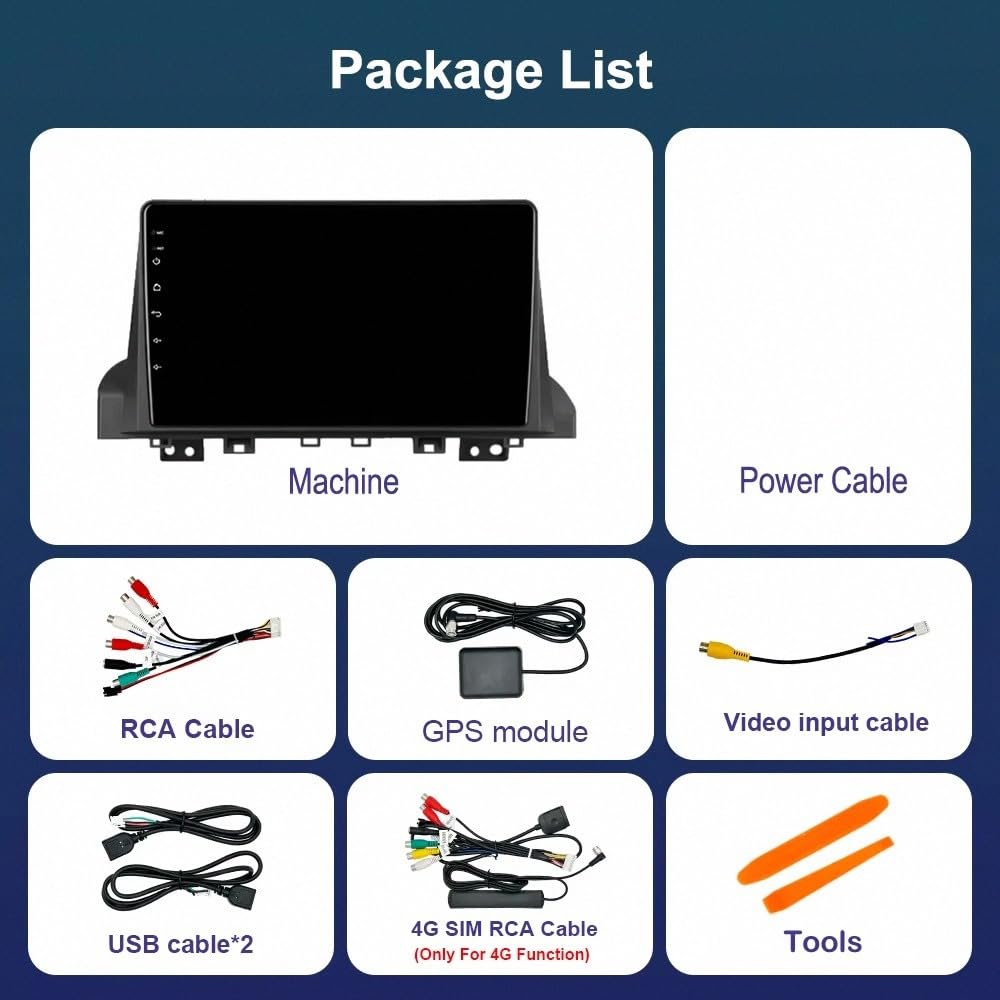 Radio Macchina Touch Screen per Moskvich 3 2022-2024 Wireless Carplay Android Auto Stereo Auto Bluetooth Ips con Pantalla Táctil con Gps, 8 Nucleo 8G+256G