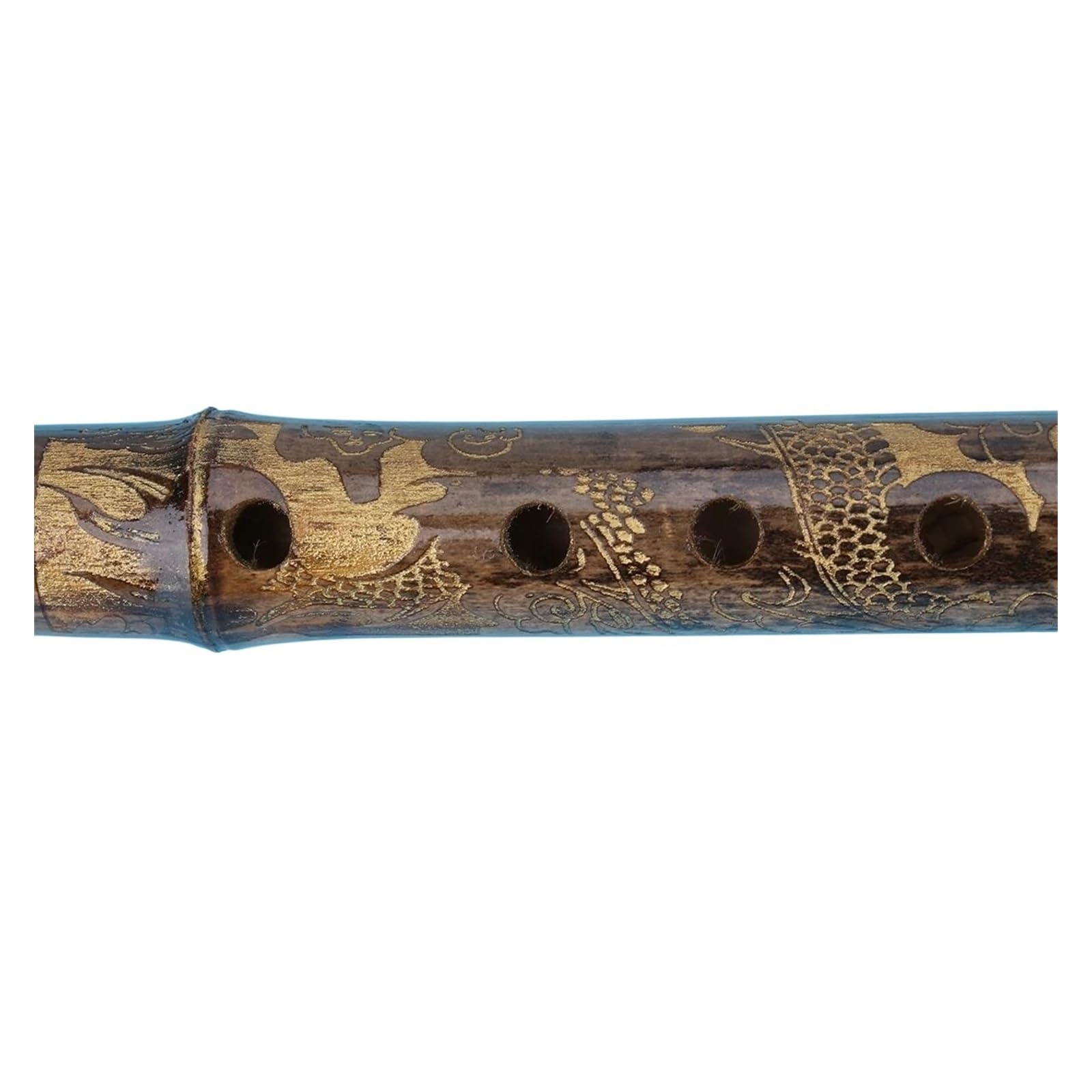 Instrument Flet Bambusowy 6 Otworów Lekki I Przyjemny W Brzmieniu Profesjonalny Flet Bambusowy