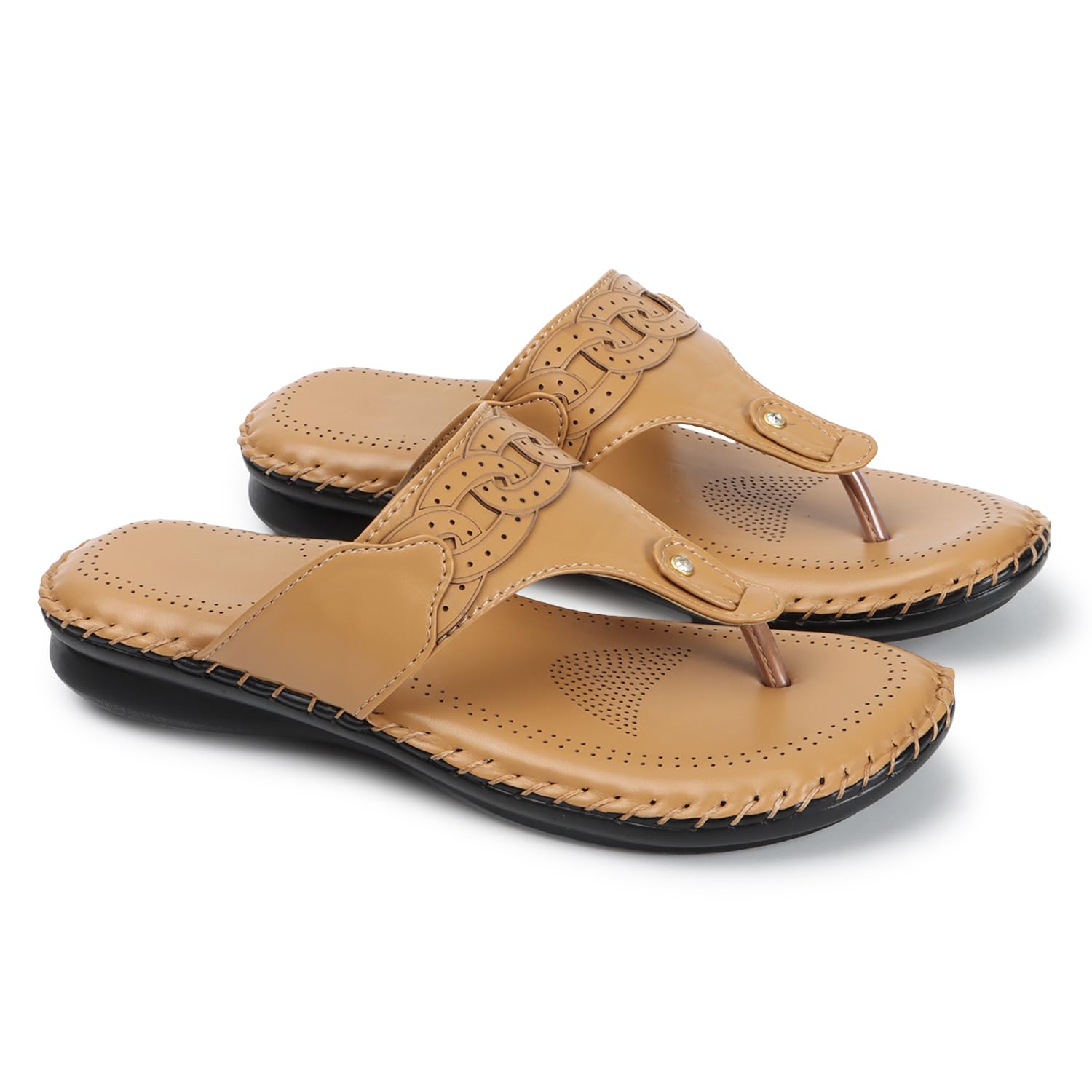 Ladies Hub Extra Soft Comfort Doctor Orthopedic Fancy Wedge Sandals & Flip Flop Slippers Footwear With Arch Support (Beige, numeric_7) (B0CCYCHRL4) Amazon Price History, Amazon Price Tracker