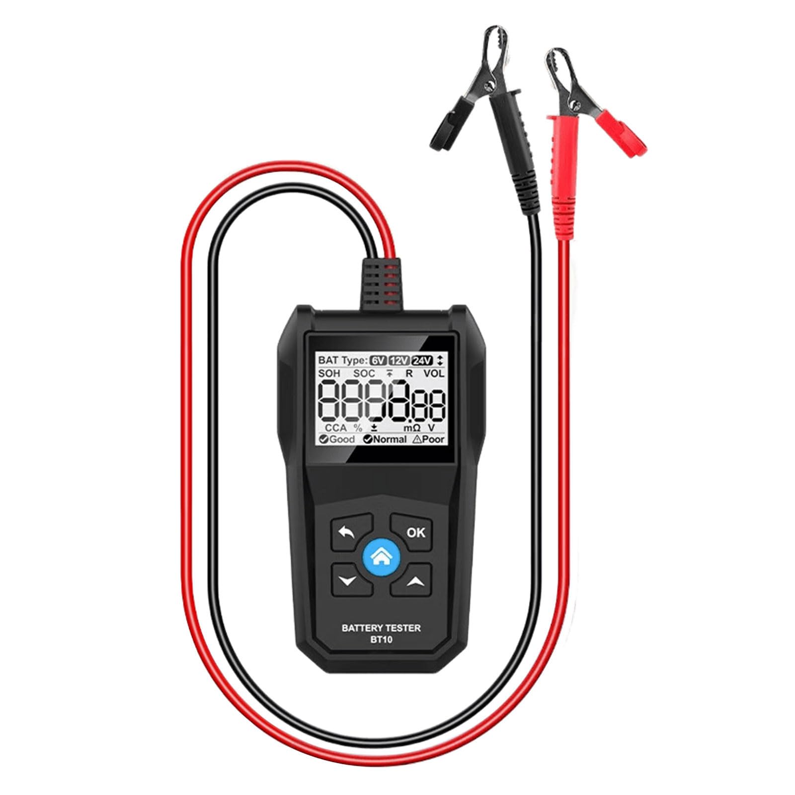 Multifunction Car Battery Tester for Light Trucks SUVs 12V 24V Systems Fast Accurate Diagnostic Device Car Battery Tester