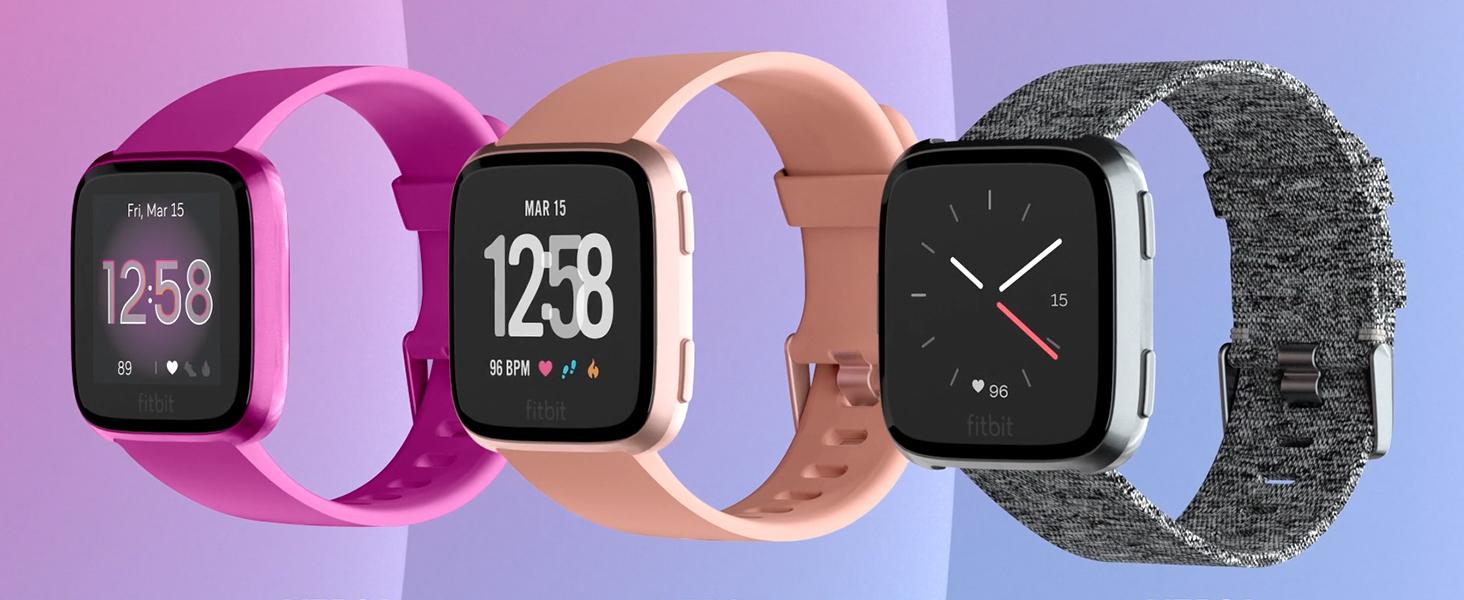 Amazon.com: Fitbit Versa Special Edition Smart Watch, Charcoal