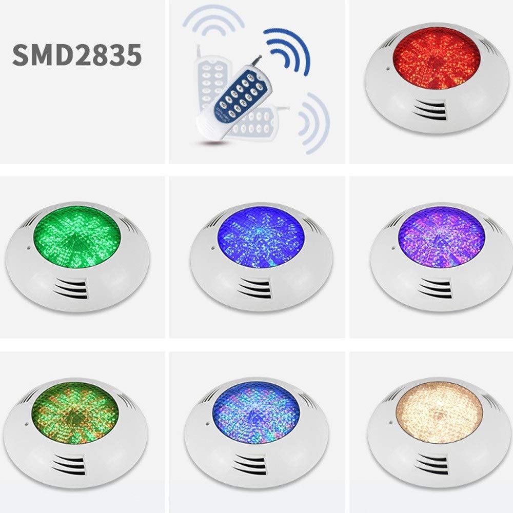 Oświetlenie basenowe, Lampka nocna LED Podwodna lampa basenowa Naścienna IP68 Wodoodporny reflektor Lampka nocna Lampka krajobrazowa do oświetlenia zewnętrznego stawu Akwarium Oświetlenie 6000K