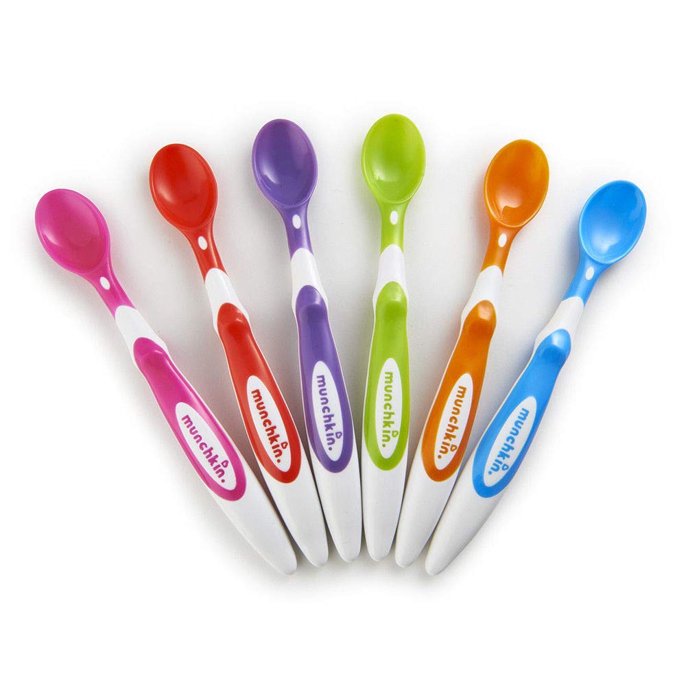 Munchkin 10062 Soft-Tip Infant Spoons 6 Count Assorted
