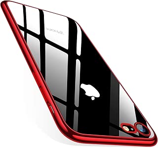 TORRAS Crystal Clear iPhone 7 Case/iPhone 8 Case, [Anti-Yellow] Soft TPU with Stylish Edge Slim Thin Silicone Phone Cover Case for iPhone 7/8 4.7