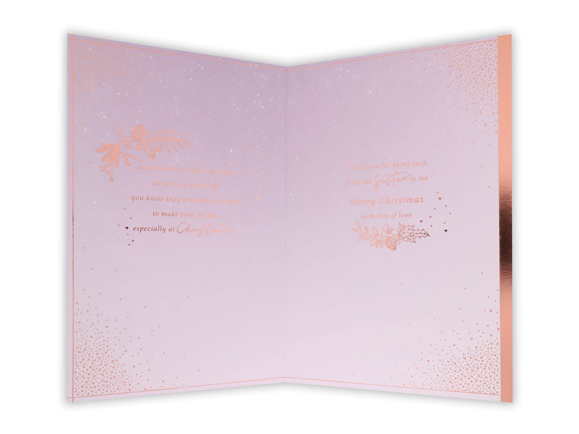 Clintons: Tipo Snowflakes & Stars - Tarjeta De Navidad Para Marido