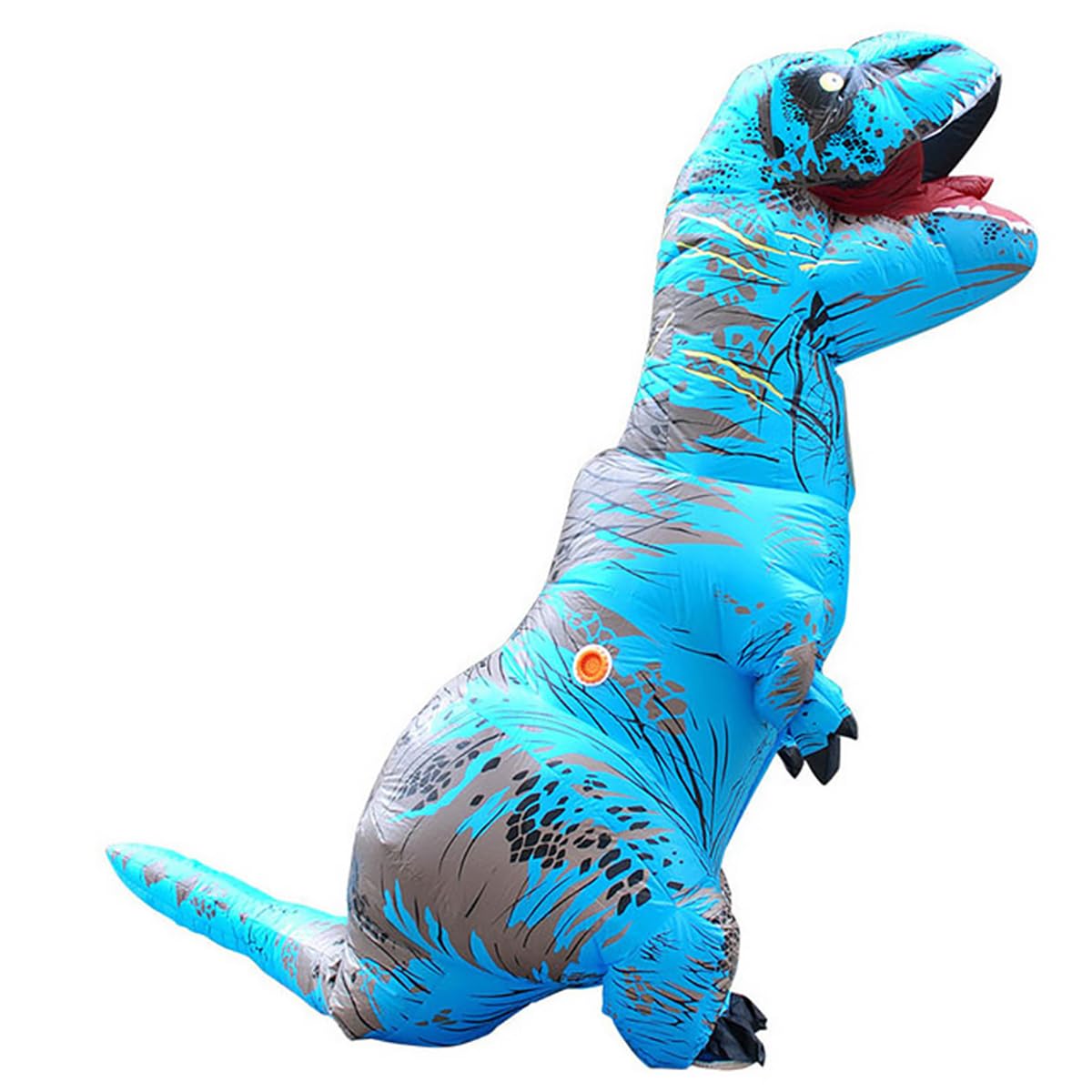Wohablow Inflatable Dinosaur Costume Adult and Kid, Funny Blow up T-Rex Costumes for Halloween Cosplay Party,Fancy Dino Costume Outfit