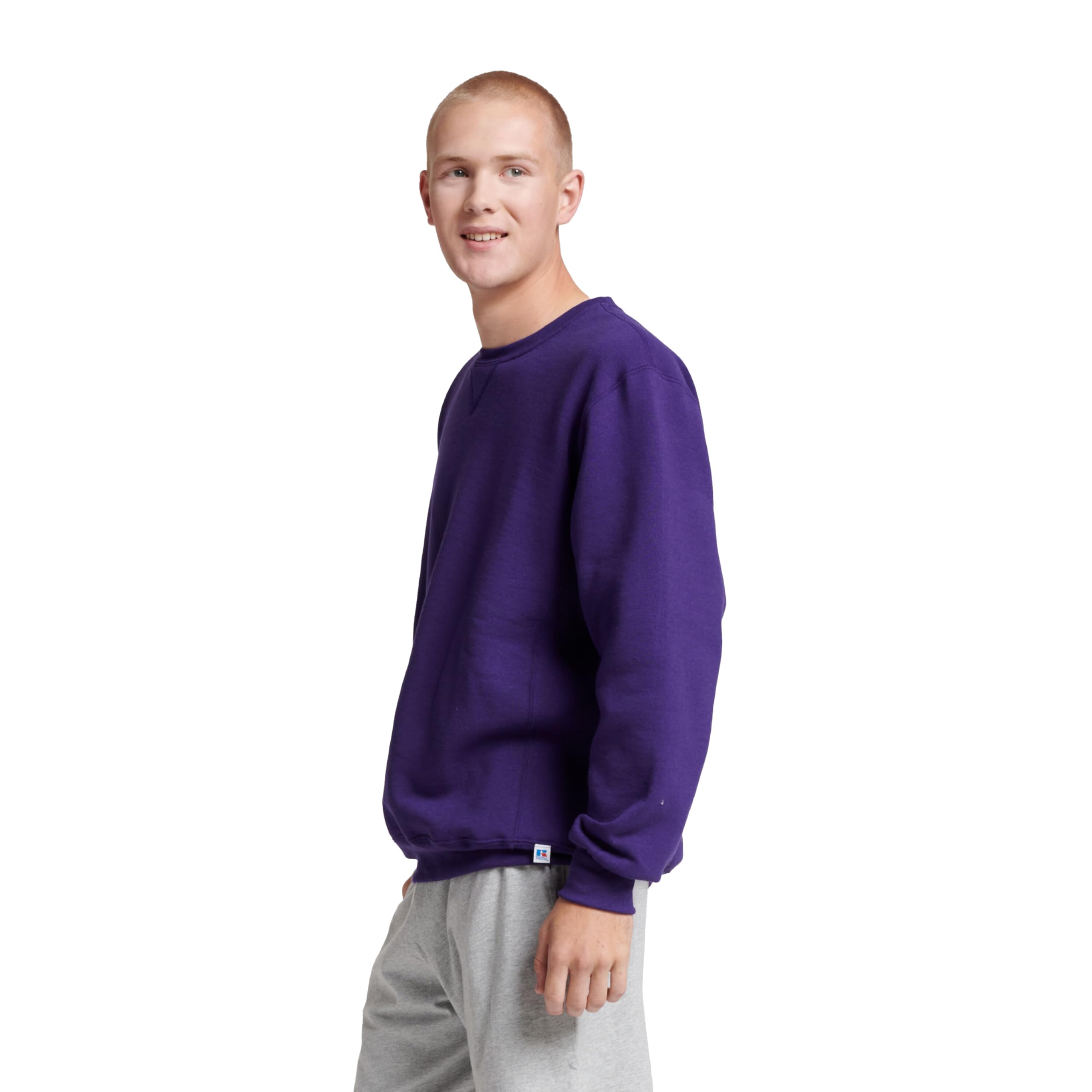 Russell Athletic Dri-Power Sudadera de Forro Polar para Hombre, Absorbe la Humedad, Mezcla de algodón, Ajuste Relajado, Tallas S-4X