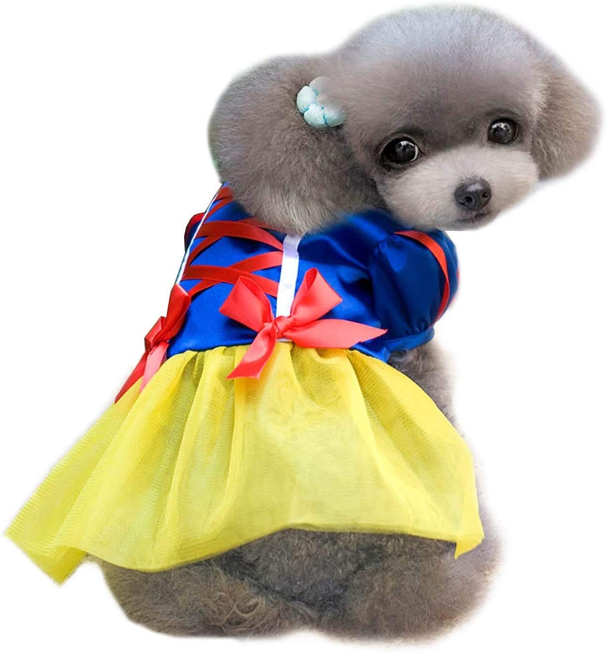 Amazon.co.jp: SHYPYG 犬のスカートペット製品ペットの犬の服白雪姫の