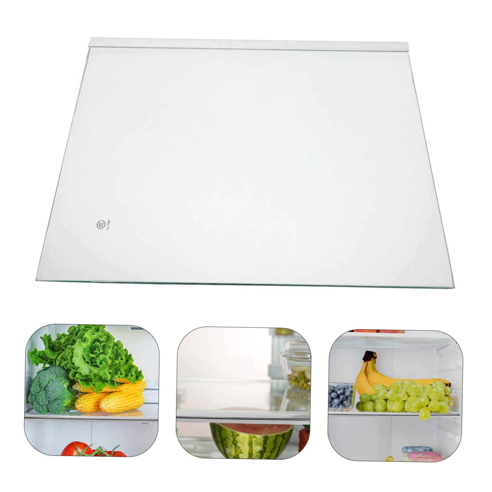 Ripiano in Vetro Temperato per Freezer Frigorifero 30x27 Cm