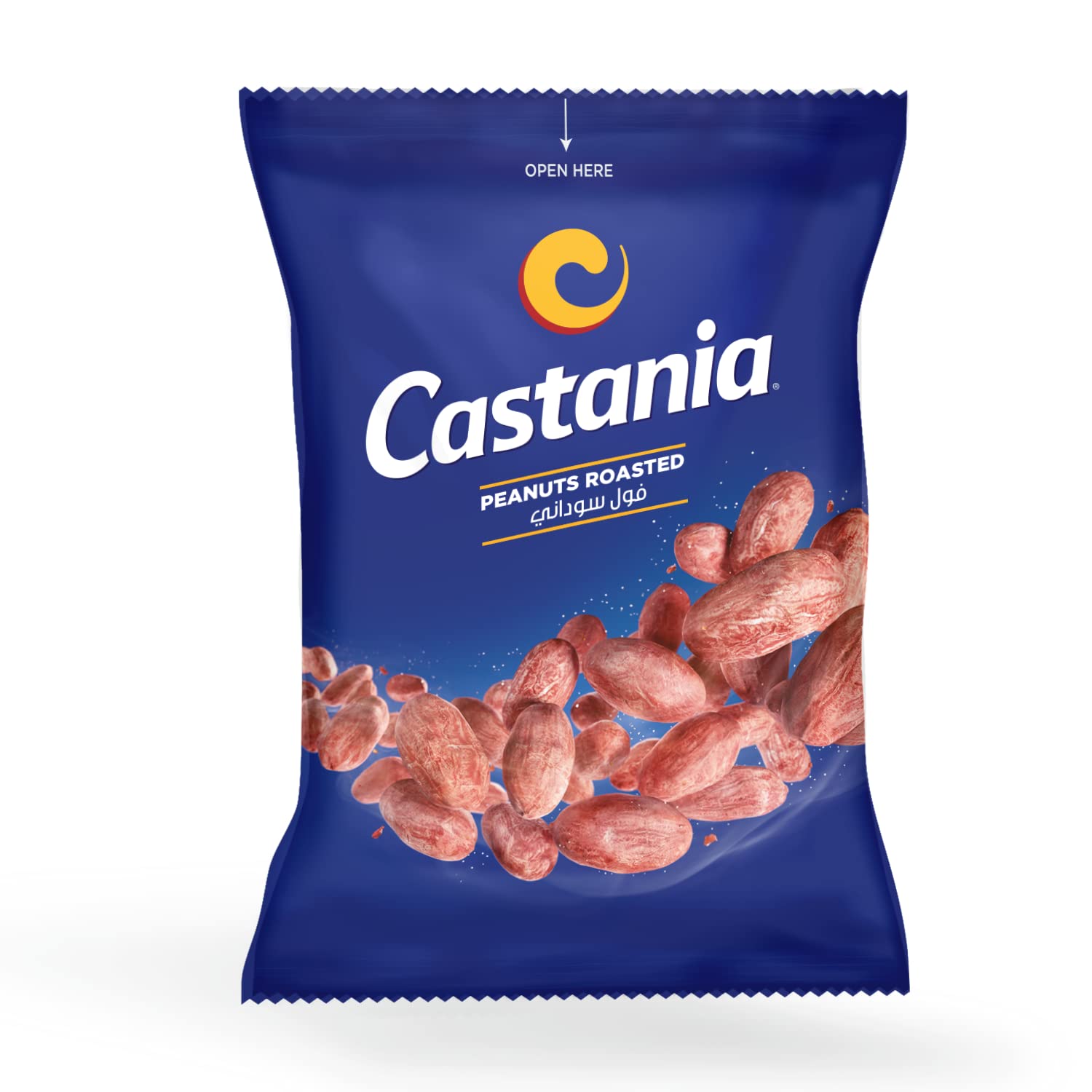 Crunchy Roasted Peanuts, Wholesome Snack with Natural Ingredients - 60g