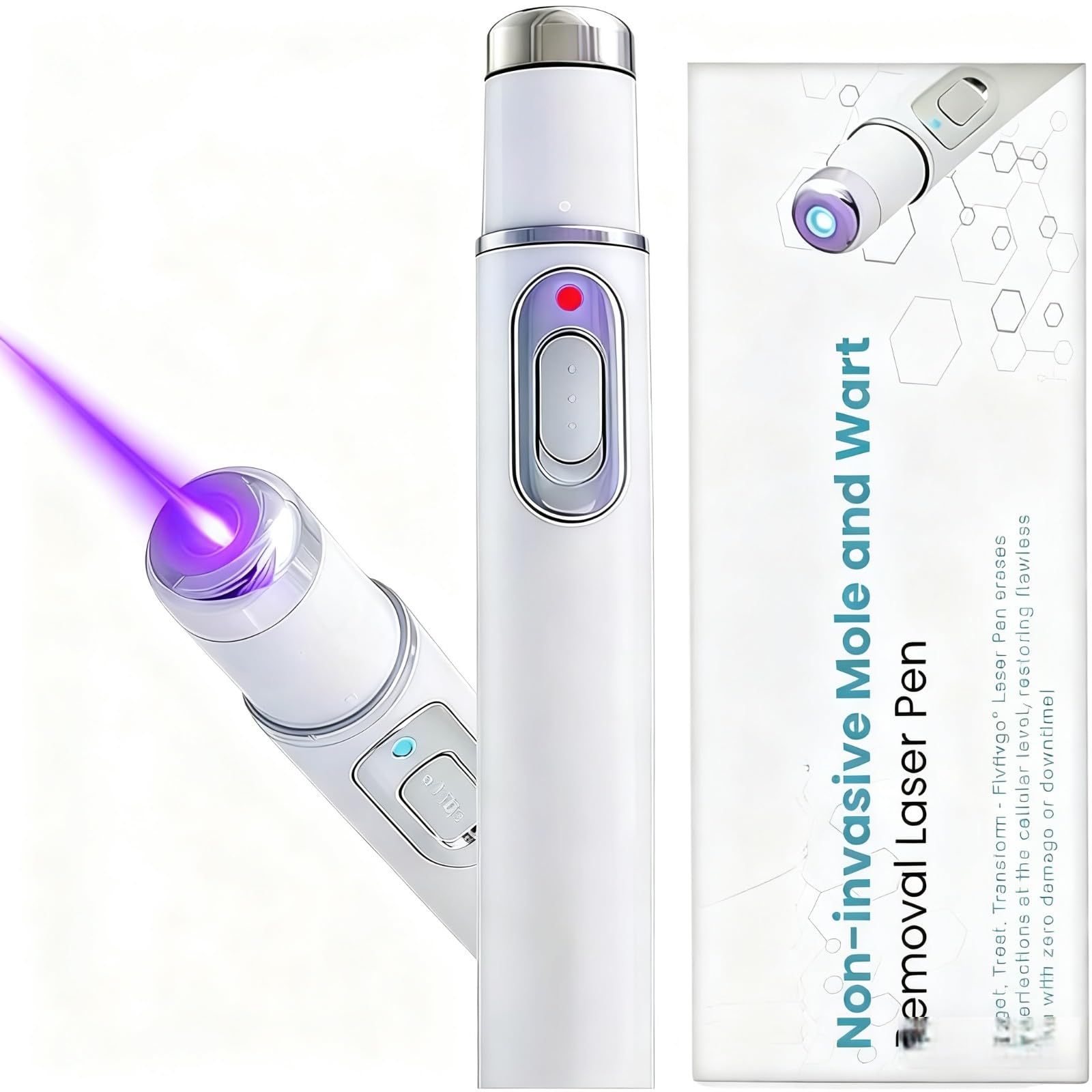 derma care Kidsneed 2.0 -Stylo Laser Non-Invasif L'élimination Efficace Des Verrues et Grains de Beauté