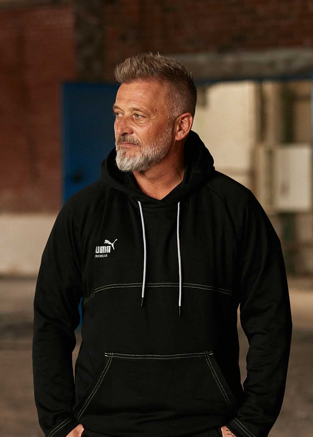 PUMA Workwear Kapuzenpullover - Hoodie mit Kapuze und regulierbarem Kordelzug
