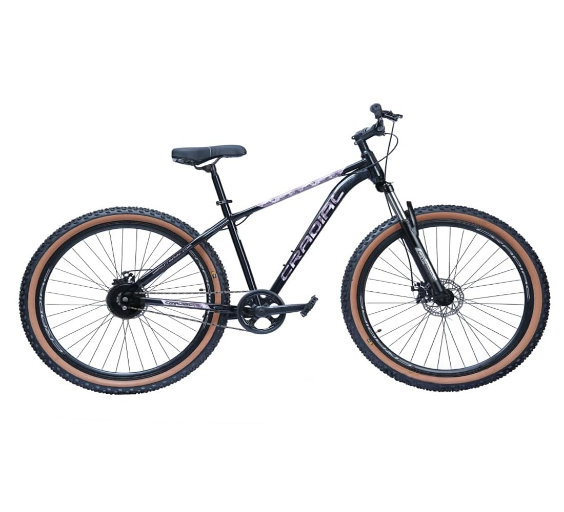 CRADIAC Xtreme Single Speed | 18.5 INCH HI-TENSILE Steel Frame | 29T Mountain Bike | Front Suspension | Dual DISC-picture-10