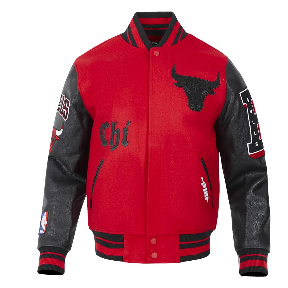 Pro Standard Mens NBA Old English Varsity Jacket