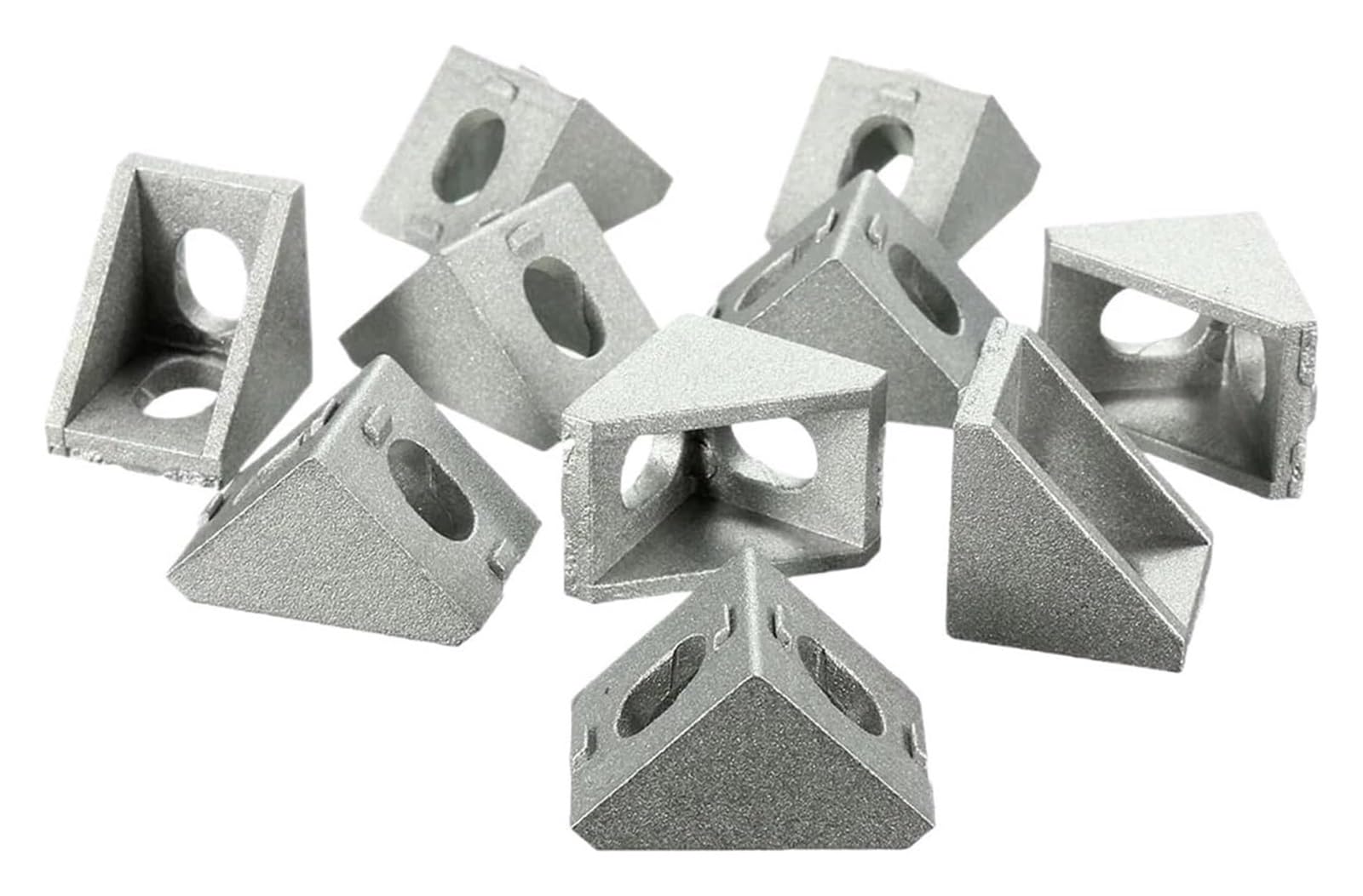 Voplivat 25Pcs Aluminum 2020 Corner Brackets 10/20/25 Pcs 20X20x17mm Angle