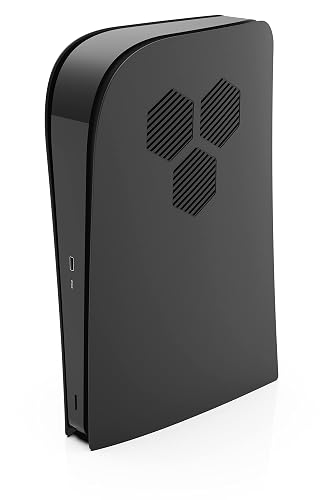 StealthPlates PS5 Cooling Vent Faceplate (Black Viper Disc)