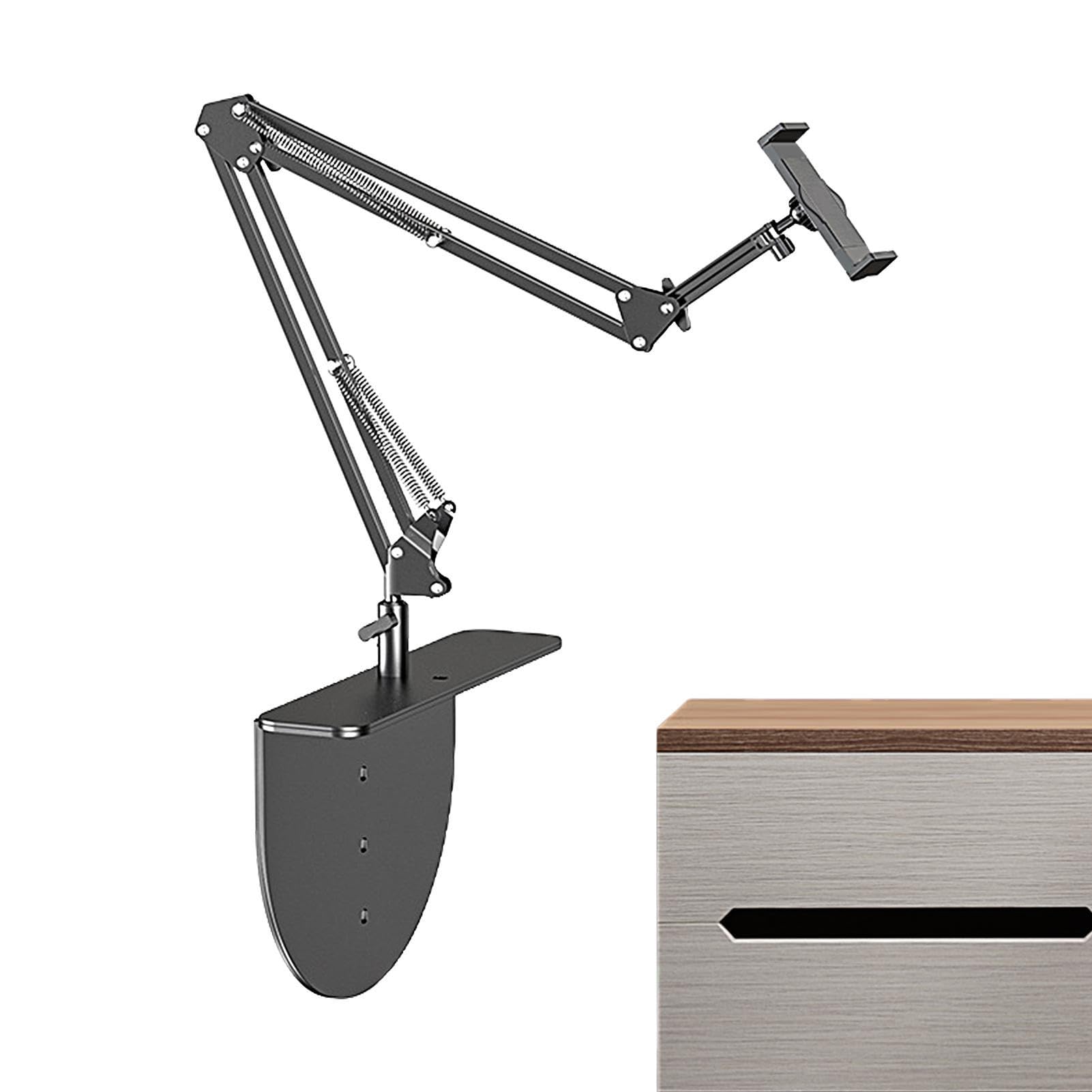 Soporte de teléfono para Cama, Soporte Flexible Oculto para teléfono de Cama, Soporte de teléfono con insertable, Soporte de teléfono con Clip para escritorios tumbados en la Cama, sofá, Mesa,
