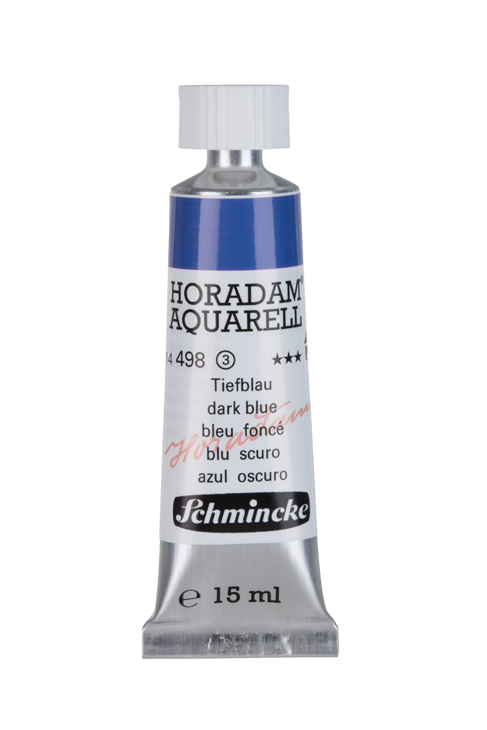 Schmincke - HORADAM® AQUARELL - acuarelas para artistas, intensywny azul - 15 ml