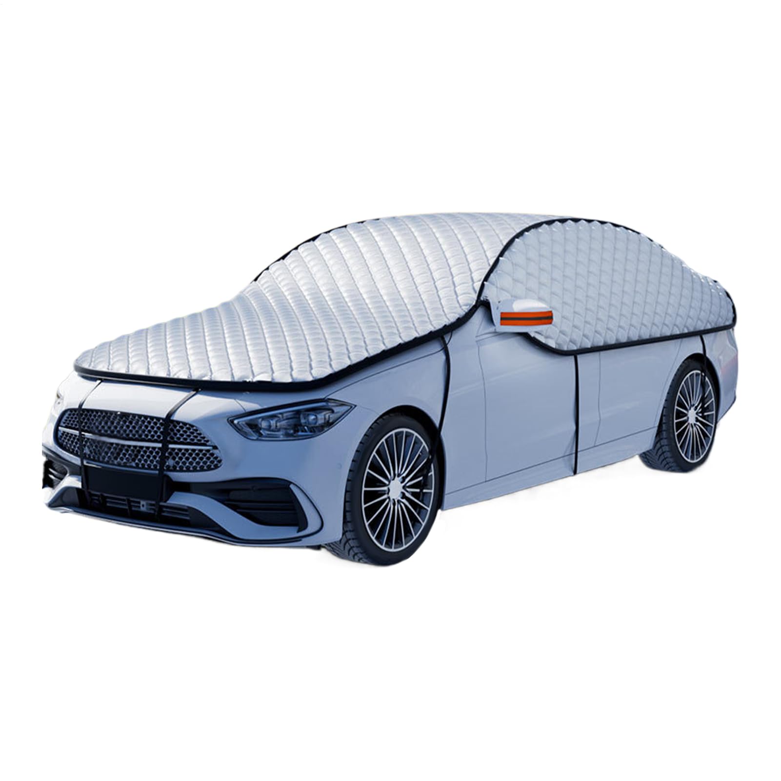 Copertura Neve Per Auto - Scudo Impermeabile Protezione UV, Copertura Per Auto Impermeabile, Strato Di Protezione Esterna Robusto, Soluzione Pratica Di Costruzione Resistente Intempato