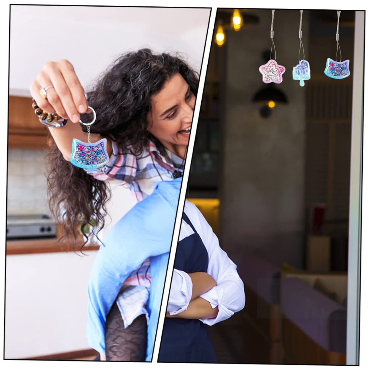 NUOBESTY 3sätze Silikon Gießform Für Schmuckherstellung Epoxidharz Pendel Mit Designs Und Folien Nicht Haftend Und Leicht Zu Reinigen Für Kreative Bastelprojekte