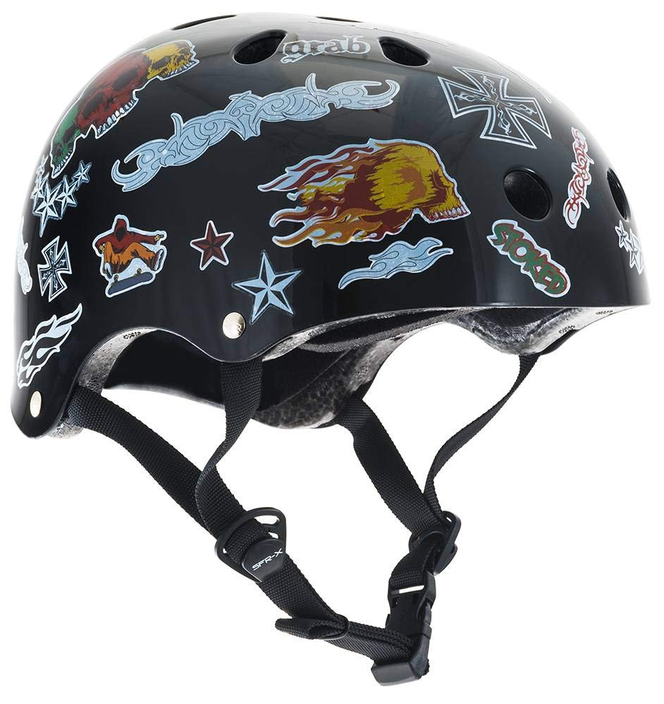 SFR no โ BMX Integral Cycling Helmet, Stickers Black, 49-52cm โ image 1