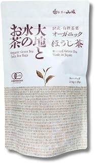 山城物産 [ 大地と水のお茶 有機ほうじ茶ティーバッグ 2.5gx25] JAS 国産 焙じ茶 日本茶