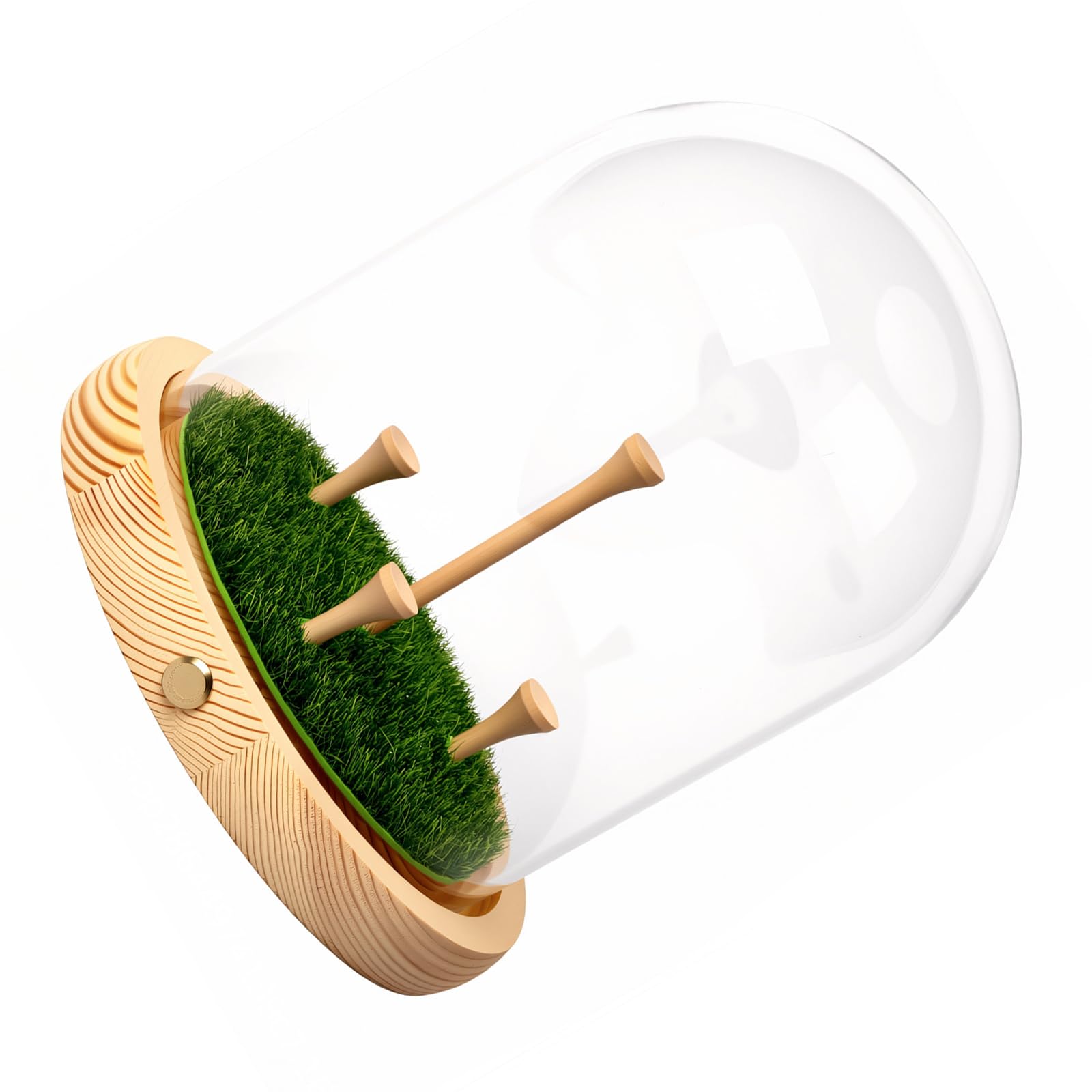 Golf Ball Display Case Built From Wood and Acrylic for Collectors and Enthusiasts Golf Club Display Accessory