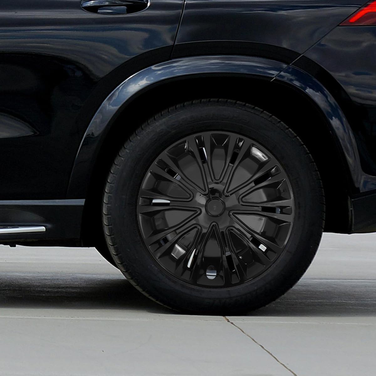 NOLITOY 15 Zoll Radkappen für Autos mit Schwarzem Pp Material Installieren Widerstandsfähig und Stilvolles Design für Dekorative Radnabenabdeckungen Am Fahrzeug