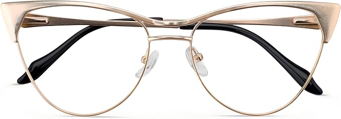 Blue Blockers Glasses for Women, Bluelight Glasses with Cat Eye Frame for Style, Comfort, Eye Strain Relief
