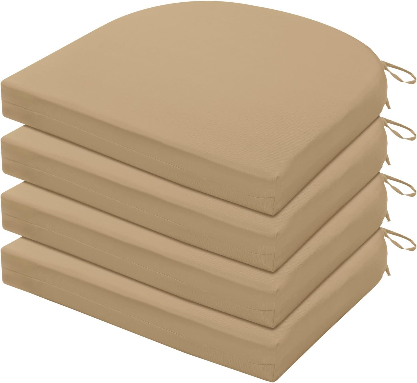 LOVTEX Outdoor Chair Cushions Set of 4, Outdoor Patio