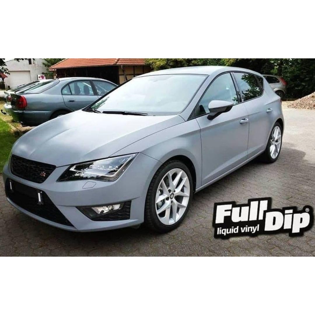 AutoFullCar Pintura para Coche Full Dip Color Nardo Grey Vinilo Líquido 4 Litros