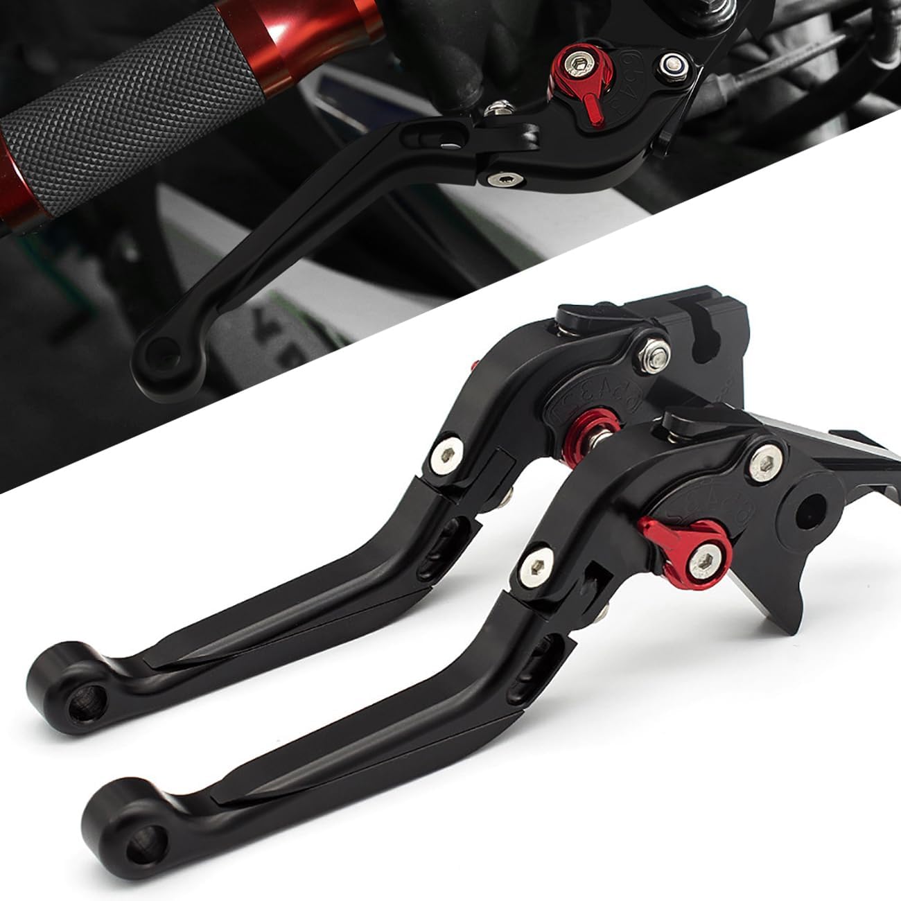 for 2019-2026 ZX6R/RR/636 CNC Levers Clutch Brake Handle Foldable Extendable Motorcycle